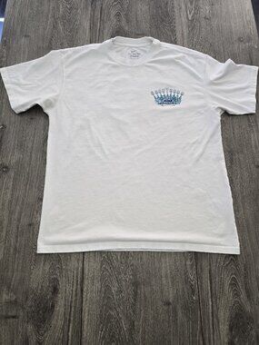 -Nike White Crown Graphic Tee Shirt Mens M 100% Cotton LeBron Max90